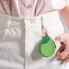 Pronto para Fronteira Pingente de Bolsa Pronta Série Frutas Porta-Moedas Chaveiro de Couro PU Bolsa para Fones de Ouvido Bolsa de Moedas Pequena e Fofa