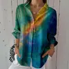 Shein transfronterizo amazon europa y américa estación independiente primavera y otoño bandera del día de la independencia estampado de camisa nuevo estilo popular 372