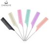 Peine de Acero con Punta Aguda y Cola Peine para Maquillaje Peine para el Cabello Peine de Dientes Finos Más Vendido en Amazon Peine de Fibra de Colores Peine para Mechas