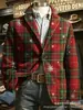 Sitio independiente transfronterizo Amazon TEME blazer de pana para hombre de manga larga con doble bolsillo