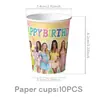 Amazon Katseye Grupo de Meninas Tema K-POP Festa de Aniversário Decorações Pratos de Papel Copos de Papel Balões Faixas Recortes