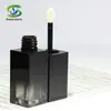 Shanyi Plástico Premium Tubo de Brillo de Labios Degradado Negro Tubo Vacío Tubo Cuadrado de Brillo de Labios Material de Empaque Empaque Cosmético Venta al por Mayor