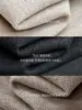 Pantalones de Pierna Ancha Mezcla de Lana Espiga Mujer Otoño/Invierno Cintura Alta Holgados Casuales Joggers Petite Tallas Grandes de Terciopelo Ajustados Rectos