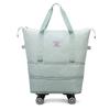 Bolsa de equipaje al por mayor tela Oxford gran capacidad expandible rueda universal bolsa de viaje compras diarias mochila portátil