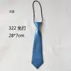 Venta al por mayor de fábrica, corbata pequeña de color sólido, corta, para mujeres y niños, bonita, decorativa, informal, accesorios de uniforme, jersey