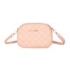 Bolsos de dama bolso de mujer moda clásico rombos bordado bolso cuadrado pequeño diseño de doble cremallera gran espacio bolso cruzado