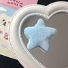 Pasador de Estrella de Peluche Lindo Dulce Estrella de Cinco Puntas Pasador Otoño e Invierno Niñas Dopamina Flequillo Clip Lateral Accesorios para el Cabello