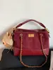 Bolso de mano con cierre de broche esmerilado transfronterizo, bolso tote para mujer acolchado con diamantes de lujo ligero, bolso de hombro con cadena vintage de alta gama