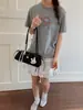 Bolso tipo baguette floral dulce transfronterizo para mujer, nuevo bolso de hombro de moda 2026, estilo femenino con lazo, bolso de axila
