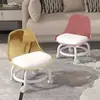 Banqueta pequena de acrílico com rodas universais silenciosas, banqueta de aprendizado para crianças, cadeira popular da internet, banqueta baixa com rodízios, para costura