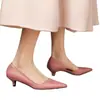 2026 Primavera/Outono Novo Comércio Exterior Tamanho Plus Bico Fino Francês Salto Baixo Sapatos de Trabalho para Ir ao Trabalho Moda Feminina Sapatos Individuais Transfronteiriço