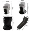Pañuelo para la cabeza con orejeras de seda helada para ciclismo, protección solar para exteriores en verano, capucha, mangas de seda helada de nailon, traje deportivo transpirable de secado rápido