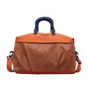 Bolsa expansível para lazer e fitness com design xadrez, bolsa de treinamento de ioga estilosa, bolsa multifuncional para viagens curtas compatível com carrinho