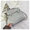 Bolso Multiusos para Mujer 2024 Primavera y Verano Nuevo Cyber Popular Combinable Bolso de Hombro Cuadrado Pequeño Multifuncional Casual para Mujer