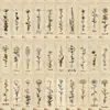 30 Marcapáginas de Dibujos Animados, Lindos Retro Simples Estilo Cuaderno de Notas Materiales Artísticos Creativos, Colección de Tarjetas Marcapáginas de Papel para Lectura