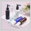 Frasco com bomba azul, marrom, verde de 80ml, frasco de gel de banho, frasco com bomba de clipe, frasco dispensador de shampoo, frasco de limpador facial