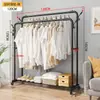 Estante de Secado de Ropa de Piso Multifuncional Simple para el Hogar, Barra de Secado de Ropa Tipo Ensamblaje, Estante de Almacenamiento de Ropa, Perchero, Estante de Almacenamiento