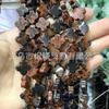 Ágata de cristal Trevo contas soltas faça você mesmo grampo de cabelo acessórios de cabelo pulseira acessórios de colar contas de Trevo semiacabadas atacado