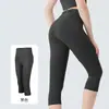 Calças Esportivas de Corrida ao Ar Livre Personalizadas para Mulheres, Leggings de Compressão de Secagem Rápida com Bolsos para Fitness Yoga, Calças Capri
