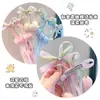 Pasadores Trenzados de Flor Tulipán para Niñas, Dulces y Versátiles Accesorios para el Cabello de Flores Flotantes para Niñas Pequeñas Que No Lastiman el Cabello