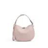 Moda Nova Primavera/Verão 2026 Bolsa Feminina Trançada Clássica Couro Bovino de Primeira Camada Meia-Lua Sob o Braço Ombro Transversal Comutador
