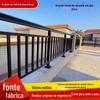 Corrimãos de Escada Simples de Aço Galvanizado para Jardim Corrimãos de Isolamento Externos Guarda-corpos de Varanda Cerca de Pátio de Villa Externa