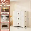 Caixa de armazenamento dobrável de porta dupla, armário organizador doméstico para roupas e vestuário, caixa organizadora multicamadas para armazenamento de brinquedos e lanches