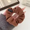 Elástico de Cabelo de Tricô Simples e Versátil Estilo Coreano com Toque de Luxo, Scrunchie de Tecido Vintage, Elástico Elegante para Rabo de Cavalo Alto