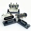 Conector Fêmea Tipo-C 24 Pinos, Montagem Vertical 5.6-6.5 Conector Fêmea, Comprimento do Pino 0.95mm, 16P H/9.3H/10.0H