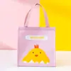 Bolsa Fofa para Lancheira de Estudante, Bolsa de Mão, Lancheira Térmica, Lona, Trabalhador de Escritório com Arroz, Simples, Grande Capacidade, À Prova d'Água