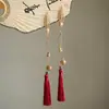 Estilo Antigo Borla Borla Crianças Grampo de Cabelo Saudações de Ano Novo Festivo Versátil Novo Chinoiserie Acessórios de Roupa Clipe de Sino