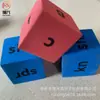 Eva Molienda Coloridos Dados Cuadrados Redondeados Juguete para Niños para Graffiti Escribir Tamiz