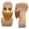 Barba Falsa, Barba Realista Estilo Extranjero, Barba de Tornillo, Accesorios para Cine y Televisión, Barba de Disfraz de Halloween, Barba de Pirata Realista, Cine y Televisión