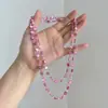 Collar Largo de Piedra Irregular Estilo Étnico, Atuendo Bohemio de Vacaciones, Se Puede Enrollar Dos Veces, Cadena de Suéter Multicolor
