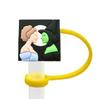 Nuevo tapón para pajilla tema bruja mágica 8/10mm tapón antipolvo para pajilla funda para pajilla de vaso en stock venta al por mayor