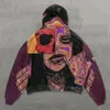 Comercio Exterior Transfronterizo Serie de Calaveras Esqueleto Retro Americano Impresión Digital 3D Sudadera con Capucha de Moda