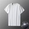 Camiseta de verano nueva de malla de secado rápido para hombre, de manga corta, con cuello redondo, fina, transpirable, para ocio y fitness, de comercio exterior, transfronteriza