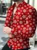 Camisa de Flores Casual para Hombre Manga Larga D Top Camisa Impresión 3D Directo de Fábrica Amazon Xiyin TEMU Estilo Popular
