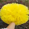 Pompons de Flor para Líderes de Torcida, Cabos de Pompons para Cheerleading, Pompons Coloridos, Pompons de Mão para Cheerleading, Flores de Mão para Eventos Esportivos