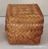 Caixas de Presente Trançadas em Bambu de Fábrica, Caixas de Bambu, Cestas de Doces, Caixas de Embalagem para Presentes de Lembrança, Artesanato Popular, Caixas de Bambu com Tampa, Puramente Feito à Mão