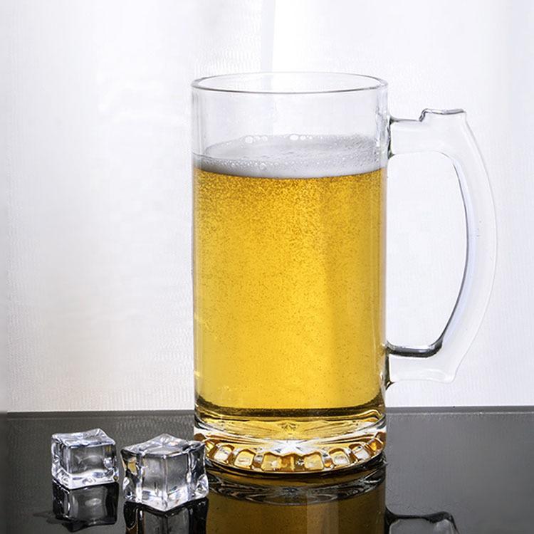 把手啤酒杯   16盎司扎啤杯