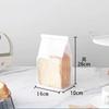 Bolsa para tostadas, galletas de patata en rodajas, West Point, alambre de hierro rizado, autosellante, bolsa de papel de algodón kraft impermeable y resistente al aceite para hornear pan.