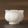 2026 Nova Porcelana Crua Tipo Gelo Master Cup Xícara de Chá Kung Fu Feminina Presente para Esposa Melhor Amiga Presente de Aniversário Lembrança