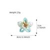 Corea del Sur horquilla de flor de huevo colorida transfronteriza flor clip de resorte para el cabello clip de tiburón para damas accesorios para el cabello tocado fabricantes venta al por mayor