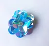 Pegatinas de Flor de Lentejuelas Decorativas para Tela, Accesorios de Cuentas, Bolsos, Zapatos y Sombreros, Cuentas Sueltas, Parches para Ropa, Calcomanías, Hecho a Mano para DIY