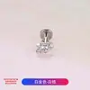 Aretes de Aleación de Titanio F136 Abanico Pequeño Hueco Incrustado con Circonita Tornillo Interno Aretes para Cartílago de la Oreja Aretes para Labio Joyería para Piercing de Titanio G23
