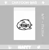 Bolsa de Basura Adhesiva Montada en el Coche Escritorio de Estudiante Dormitorio Patrón de Dibujos Animados Bolsa de Limpieza Almacenamiento de Escritorio Oficina Bolsillo Plano