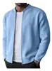 Chaqueta Casual Versátil de Pana de Color Sólido de Manga Larga para Hombre Otoño e Invierno 2025 Sitio Independiente de Amazon Europeo y Americano