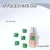 Desenho Animado Torção Combinação Liga Manicure Vídeo Trevo da Sorte Cor de Doce Misturado Unha Joias Acessórios Atacado
