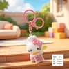 Nuevo Llavero de Dibujos Animados de Gato KT Mao Doufu Colgante de Muñeca de Gato Pequeño Encanto para Bolso Regalo Pequeño para Estudiante
